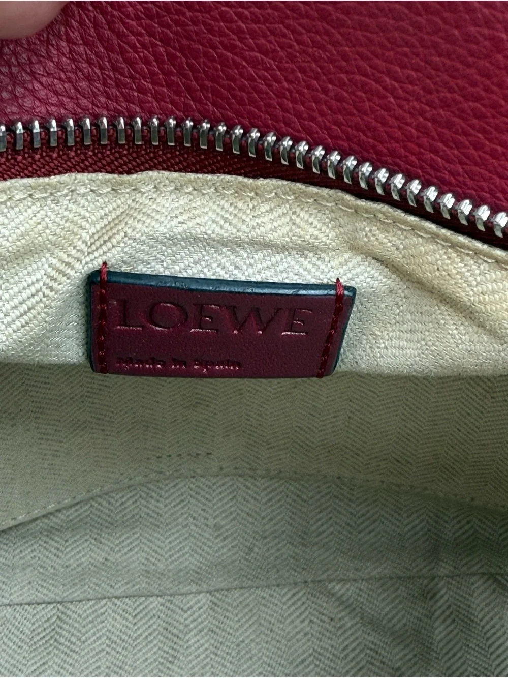 Loewe Hot Pink Puzzle Leather Top-Handle Shoulder Bag with Detachable CB Strap